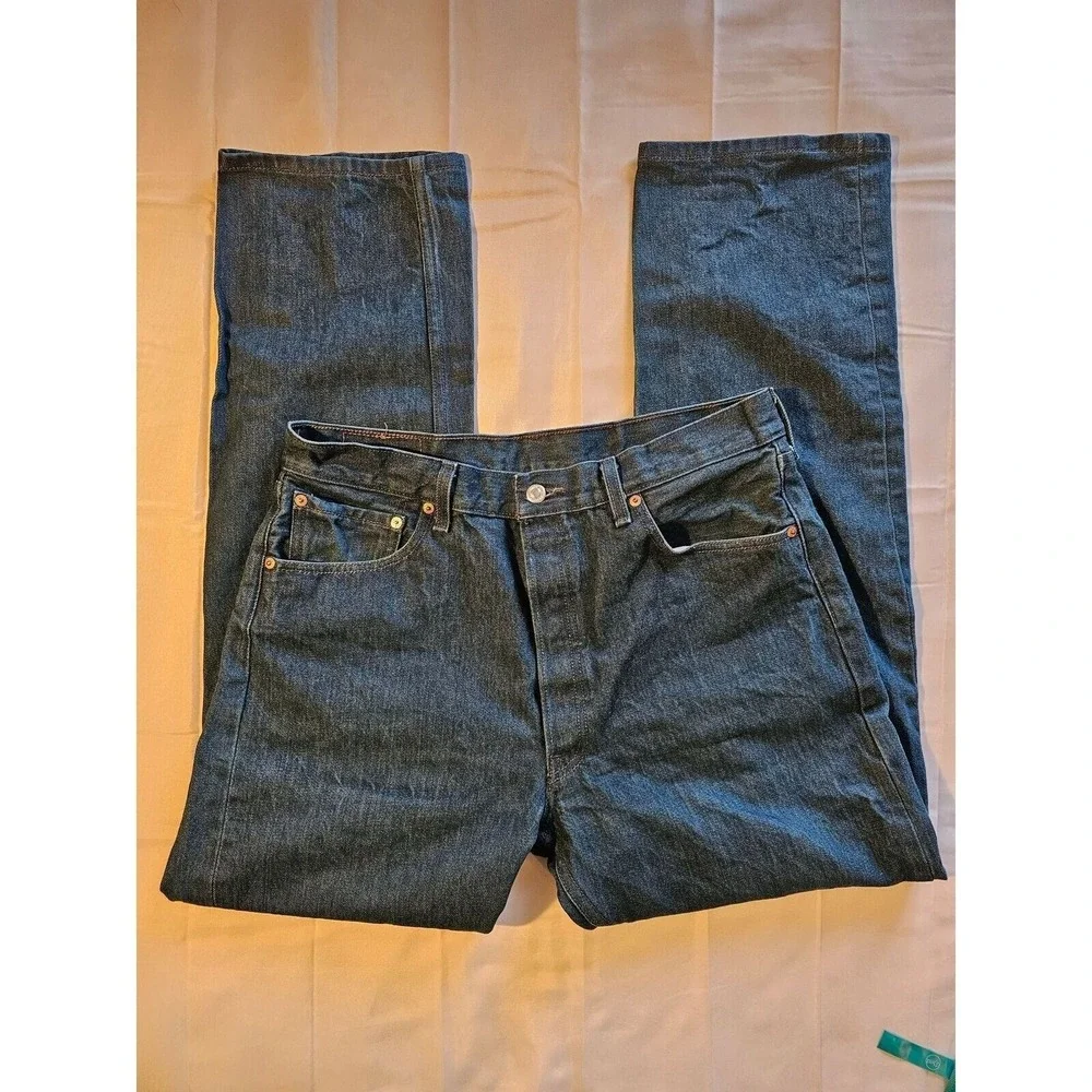 Vtg Levi's 501XX Button Fly Straight Jeans Men's 34 x‎ 33 (tag 36x34)